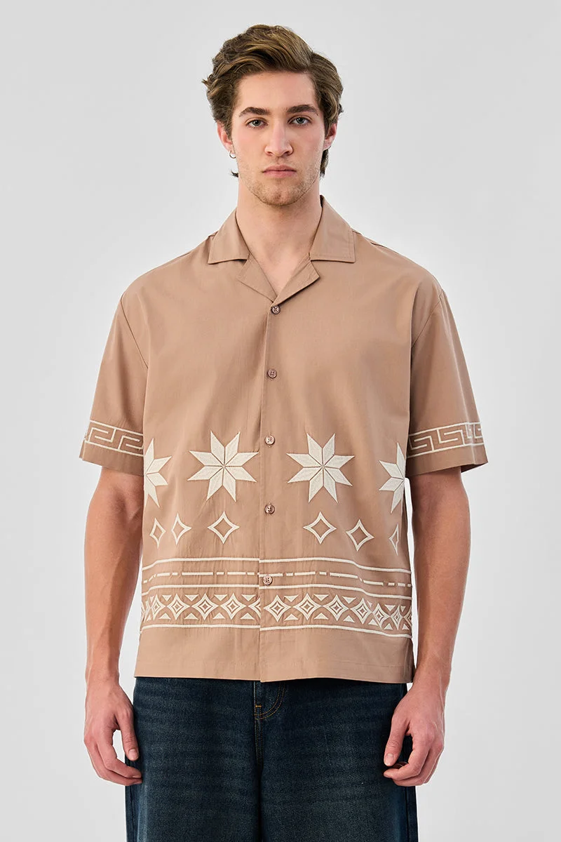 Snitch  Embroidery Box Fit Shirt for Men | Best Price UAE