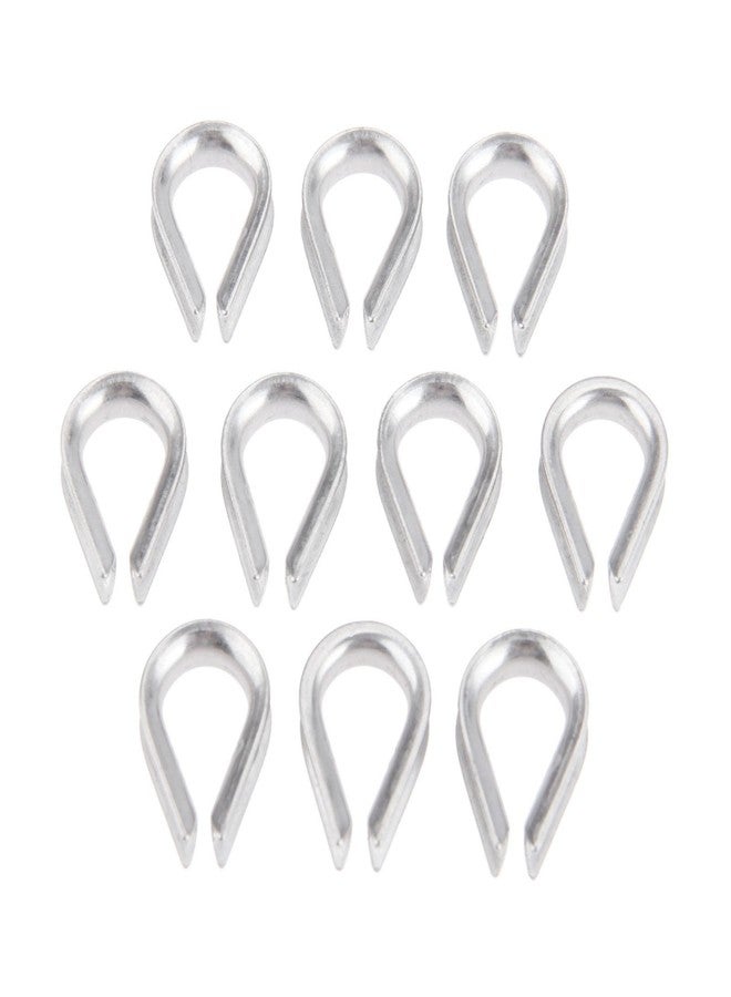 Mtsooning 10PCS Steel Rope Thimble, M3 Wire Rope Cable Thimbles Rigging Replacement for Marine Boat Anchor Stern Splice - Image 2