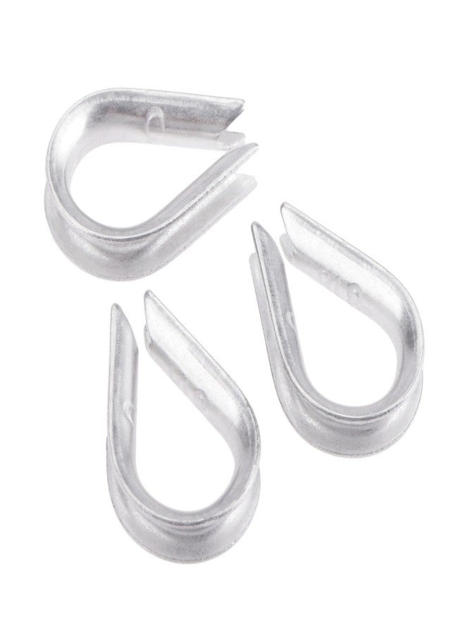 Mtsooning 10PCS Steel Rope Thimble, M3 Wire Rope Cable Thimbles Rigging Replacement for Marine Boat Anchor Stern Splice - Image 4