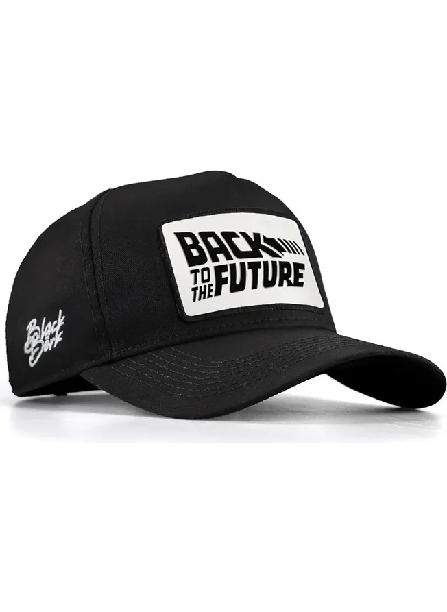 Black Börk Black Bork V2 Baseball Back To Future - 1 Code Logo Unisex Black Hat