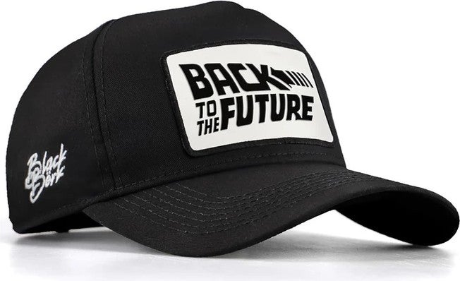 Black Börk Black Bork V2 Baseball Back To Future - 1 Code Logo Unisex Black Hat  - Image 1