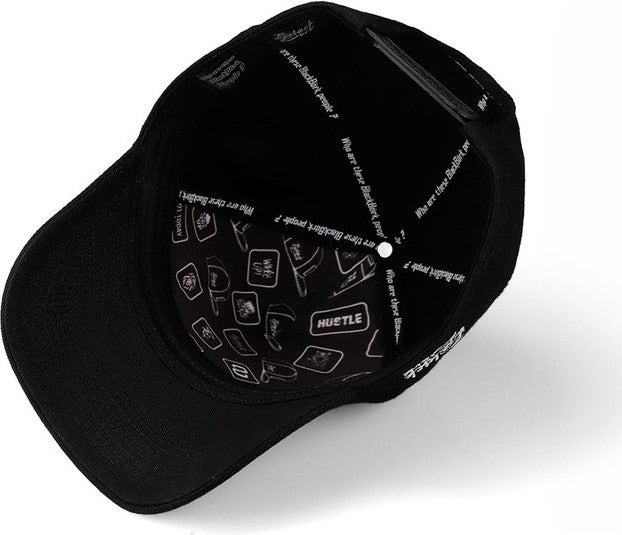 Black Börk Black Bork V2 Baseball Back To Future - 1 Code Logo Unisex Black Hat  - Image 3