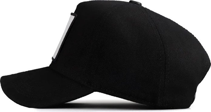 Black Börk Black Bork V2 Baseball Back To Future - 1 Code Logo Unisex Black Hat  - Image 4