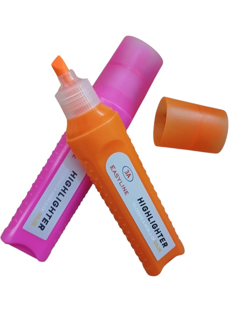 3A 2 Pack of  Highlighter Set 4 Pens LINE. - Image 5