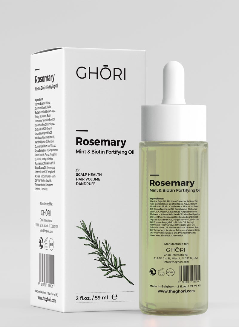 GHORI ROSEMARY OIL, MINT & BIOTIN Oil FOR HAIR GROWTH, HAIRFALL CONTROL & SCALP NOURISHMENT - Image 1