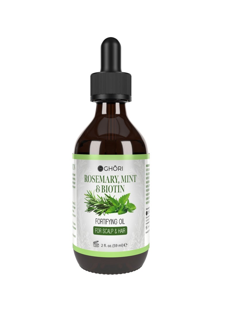 GHORI ROSEMARY OIL, MINT & BIOTIN Oil FOR HAIR GROWTH, HAIRFALL CONTROL & SCALP NOURISHMENT  - Image 3