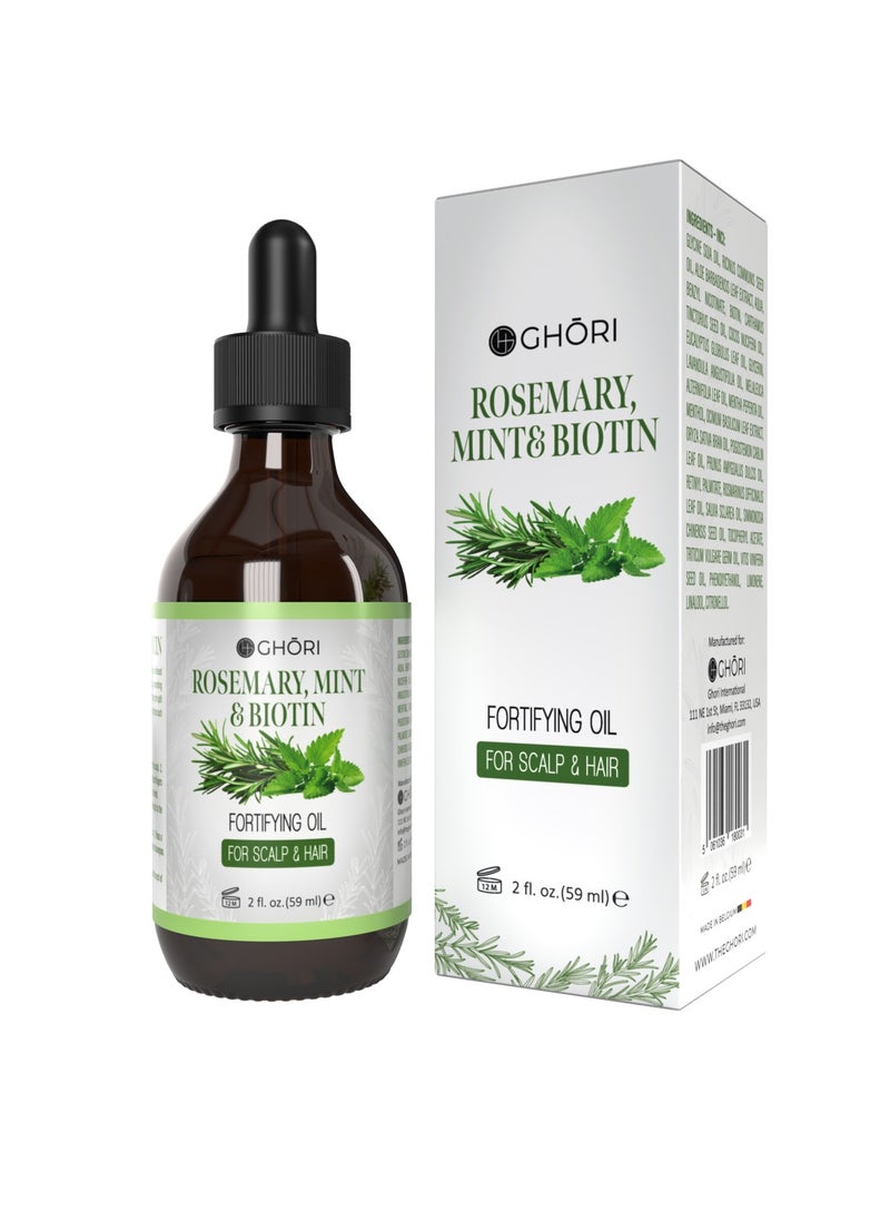 GHORI ROSEMARY OIL, MINT & BIOTIN Oil FOR HAIR GROWTH, HAIRFALL CONTROL & SCALP NOURISHMENT  - Image 2
