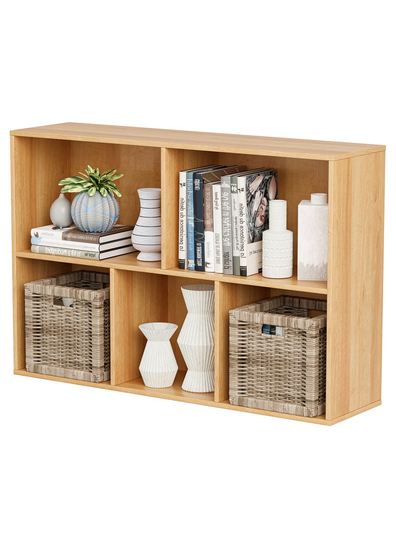 DOOHWAN 11in Cube Storage Organizer with Closed Back - Wooden Bookshelf Display Cubes for Home, Office, Closet Cabinet Organizer Shelf - Image 1