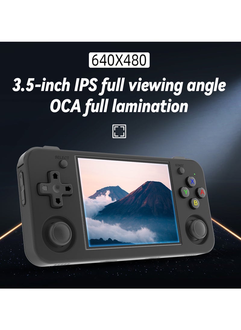 أنبيرنيك - وحدة تحكم ألعاب محمولة RG35XX H Retro، تدعم مخرج HDMI TV 5G، WiFi، Bluetooth 4.2، شاشة IPS مقاس 3.5 بوصة، نظام Linux مدمج، بطاقة TF سعة 64 جيجابايت، 5515 لعبة - Image 1