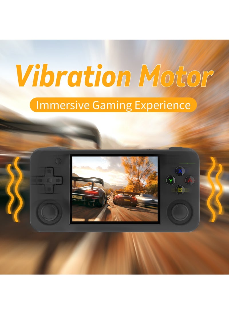 أنبيرنيك - وحدة تحكم ألعاب محمولة RG35XX H Retro، تدعم مخرج HDMI TV 5G، WiFi، Bluetooth 4.2، شاشة IPS مقاس 3.5 بوصة، نظام Linux مدمج، بطاقة TF سعة 64 جيجابايت، 5515 لعبة - Image 1
