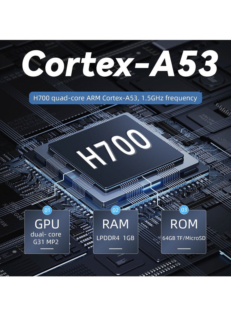 أنبيرنيك - وحدة تحكم ألعاب محمولة RG35XX H Retro، تدعم مخرج HDMI TV 5G، WiFi، Bluetooth 4.2، شاشة IPS مقاس 3.5 بوصة، نظام Linux مدمج، بطاقة TF سعة 64 جيجابايت، 5515 لعبة - Image 1