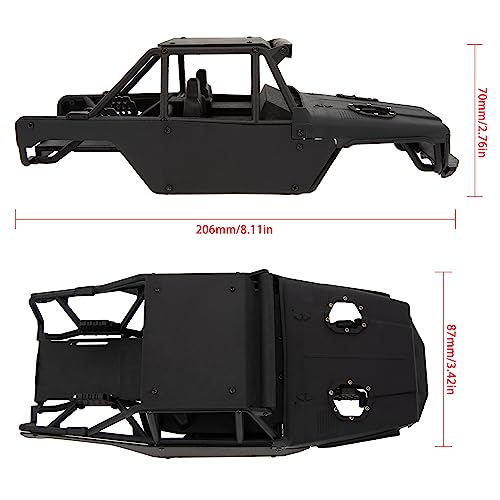 MEUS RACING مجموعة هيكل MEUS RACING TRX4M Ripper لشاسيه TRX4M Defender/Bronco/K10/F150 High Trail 1/18 سيارة زحف RC (MEX40-أسود) - Image 4
