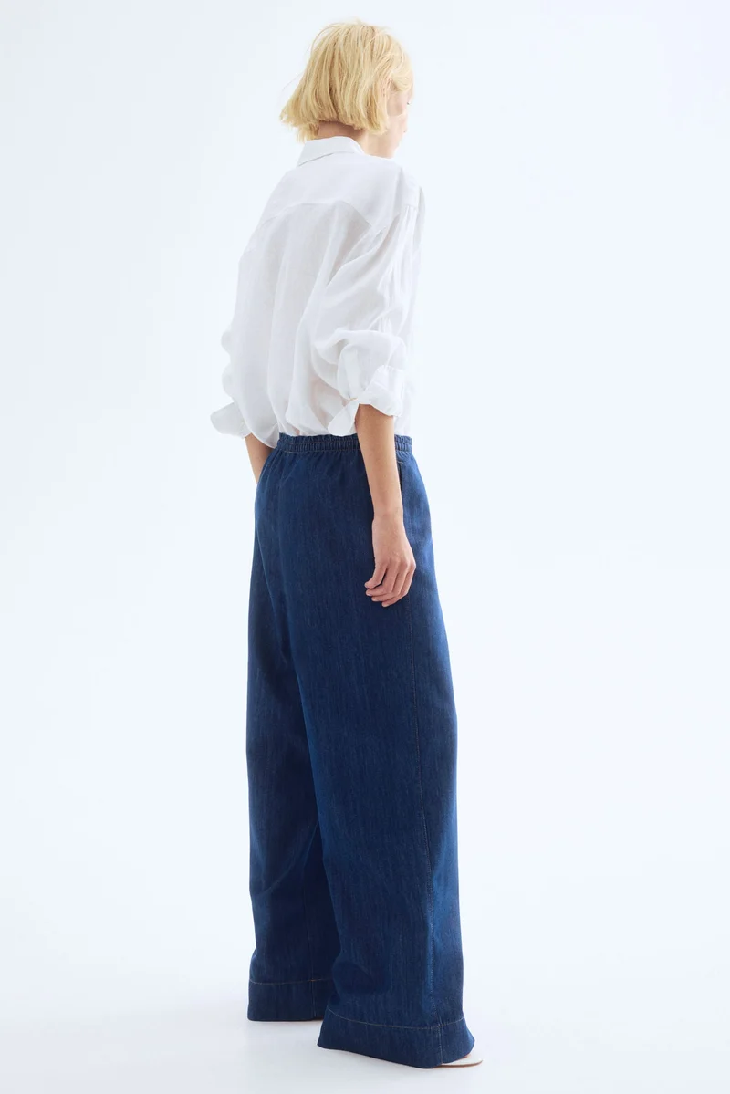 H&M Denim pull-on trousers