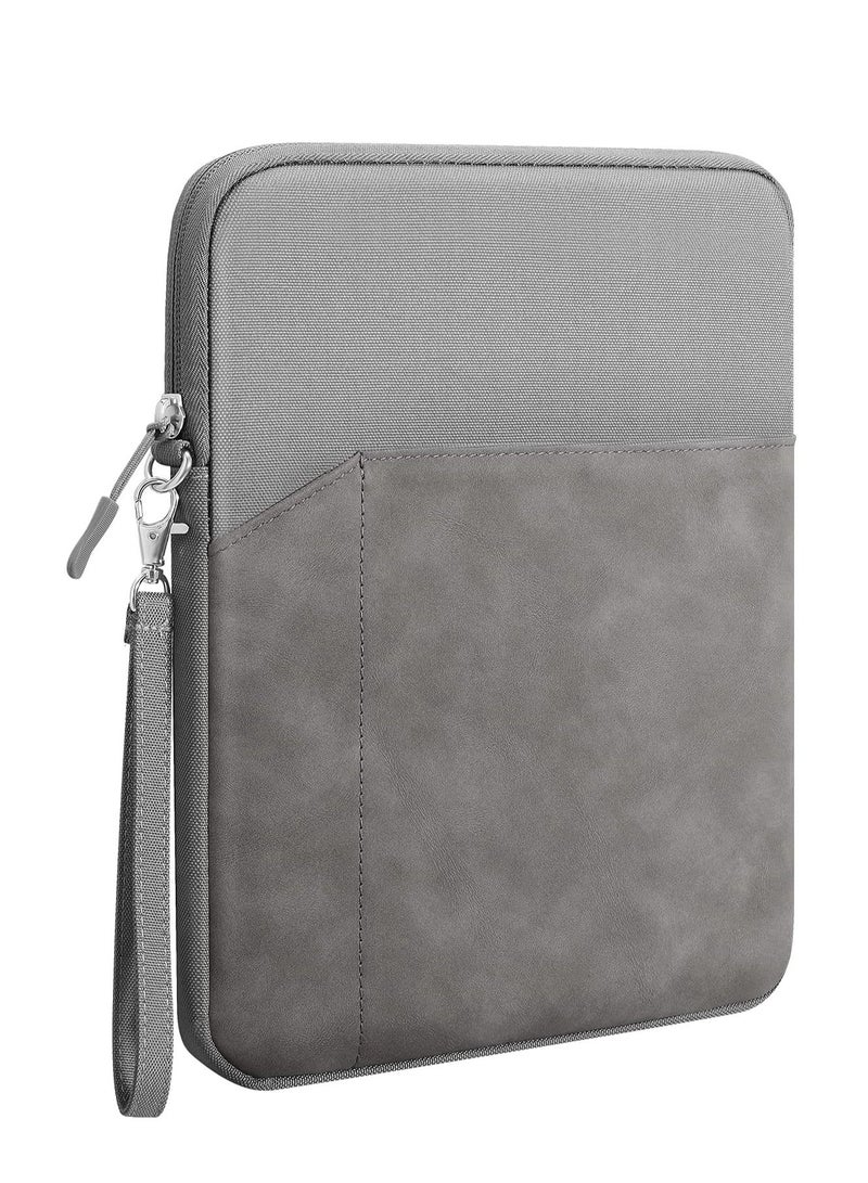 Ipad 10.9 Inch 11 Inch Tablet Sleeve Case Double Pocket Stitching Case Fits iPad air 5 10.9 inch 2022 iPad Pro 11 2021 iPad 9 /8 /7th Gen 10.2 Air 4 10.9 Grey - Image 1
