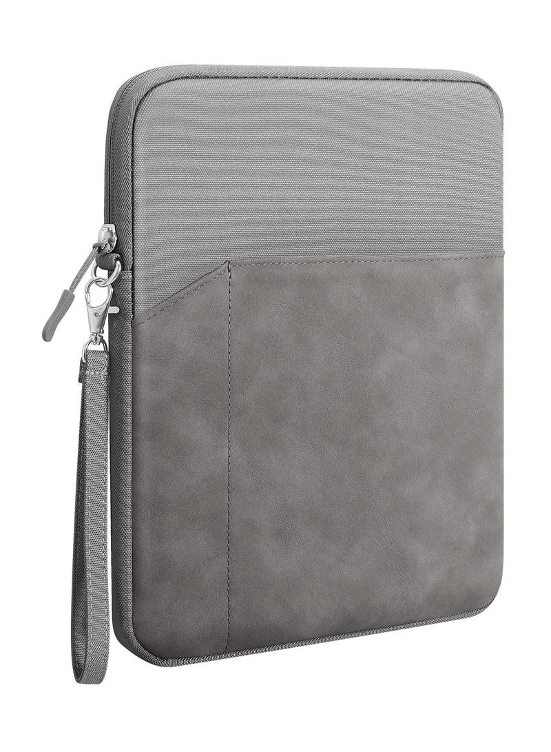 Ipad 10.9 Inch 11 Inch Tablet Sleeve Case Double Pocket Stitching Case Fits iPad air 5 10.9 inch 2022 iPad Pro 11 2021 iPad 9 /8 /7th Gen 10.2 Air 4 10.9 Grey - Image 5