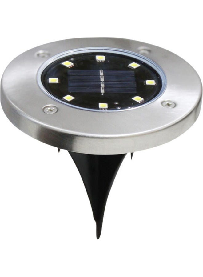 إسكدنيا مصباح LED بإضاءة دافئة يعمل بالطاقة الشمسية. فضي/أسود - Image 1