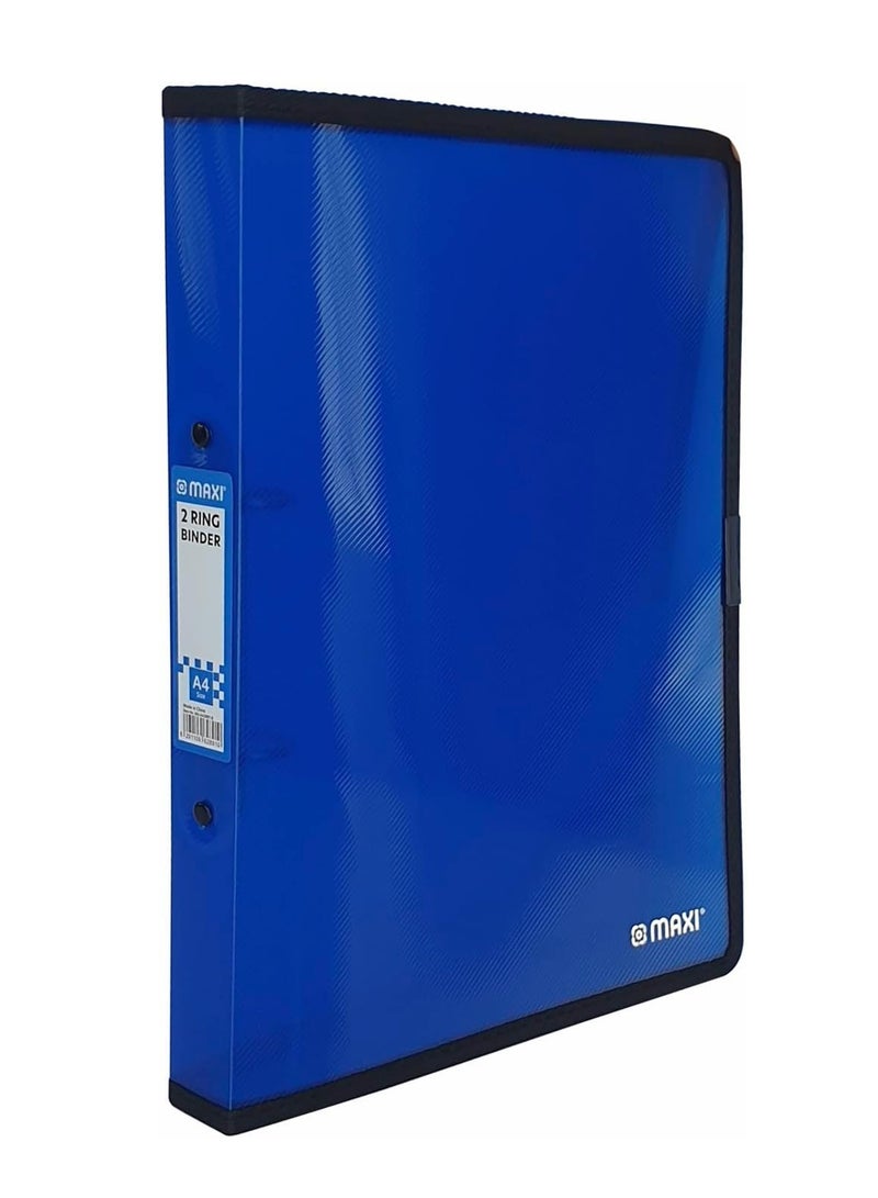 Maxi 6-Piece A4 Size Two Ring Binder Blue  - Image 2