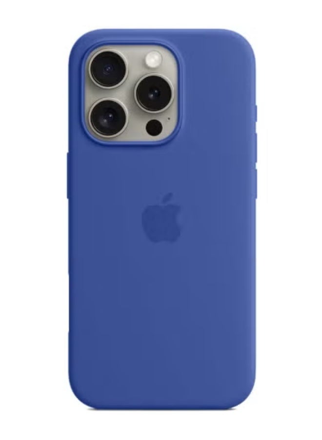 JAJEEK Apple iPhone 16 Pro Max 2024 Premium Soft Liquid Silicone Case Cover – Blue – Ultra-Slim Shockproof Back Case with Microfiber Lining, Soft-Touch Matte Finish, Scratch-Resistant, Anti-Slip Grip, Lightweight, Durable, Wireless Charging Compatible - Image 4