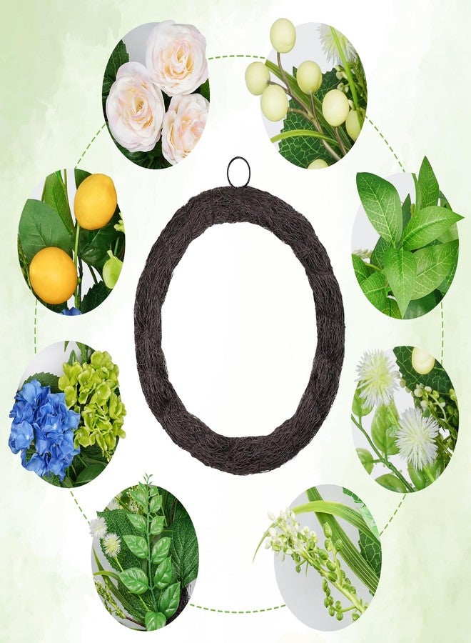 Vlorart 24” Spring Summer Wreaths for Front Door,Porch,Window-Large Artificial Hydrangea & Lemon Outdoor Wreath for Home,Farmhouse,Wedding Decor-Outside All Seasons - Image 3