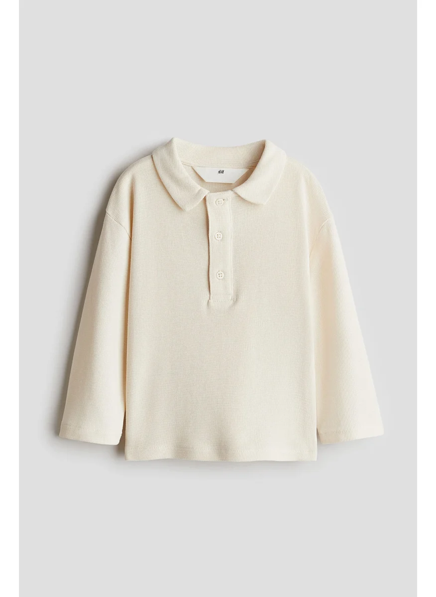 اتش اند ام Long-Sleeved Polo Shirt
