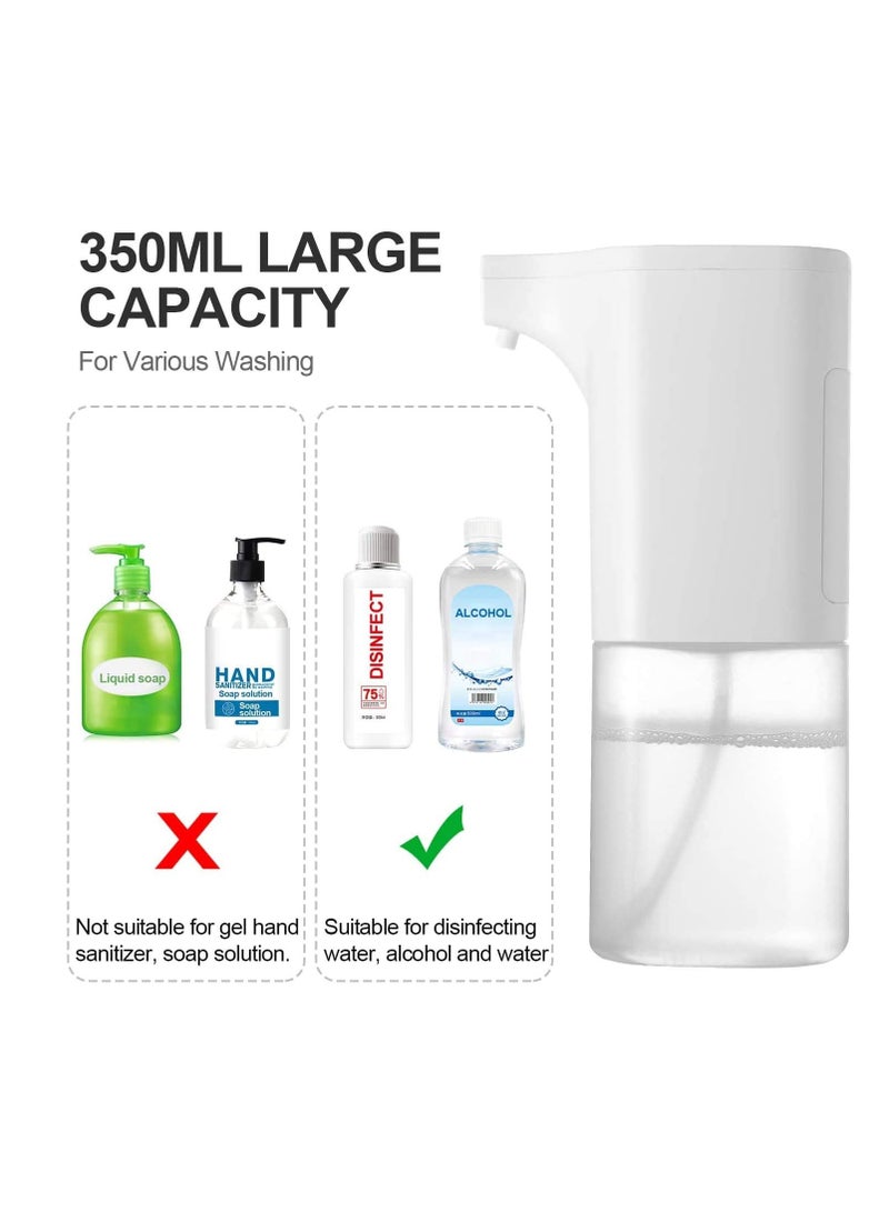 Captaintech Automatic Hand Sanitizer Dispenser, 350ml Touchless Liquid Bottles Soap Dispenser Waterproof for Kitchen Bathroom Home Restaurant Hotel - Image 2