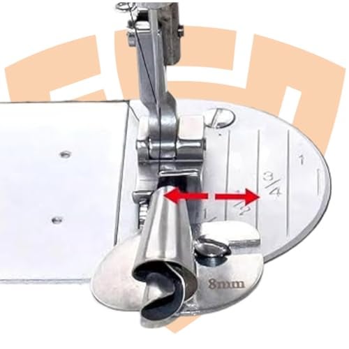 SSS T17 Hemming Folder (5 MM) Hemming Folder Attachment is a Specialized Sewing Machine Attachment Designed to facilitate The Creation of Narrow hems on Fabric Edge - Image 5
