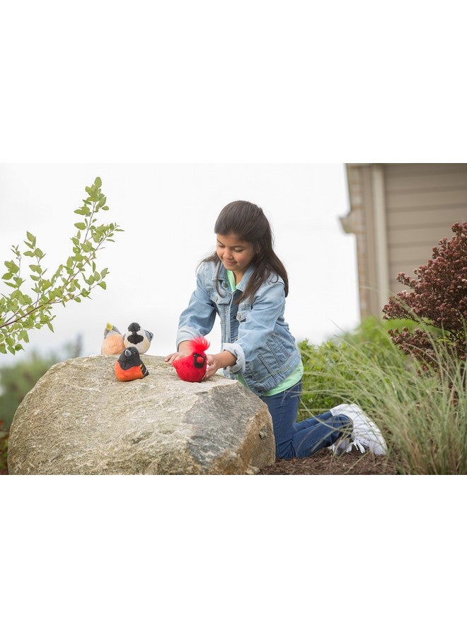 Wild Republic Audubon Birds Northern Cardinal Plush with Authentic Bird Sound, Stuffed Animal, Bird Toys for Kids and Birders - Image 2