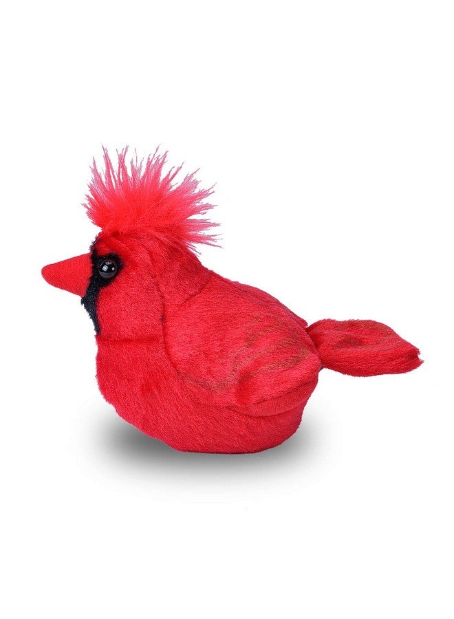 Wild Republic Audubon Birds Northern Cardinal Plush with Authentic Bird Sound, Stuffed Animal, Bird Toys for Kids and Birders - Image 4