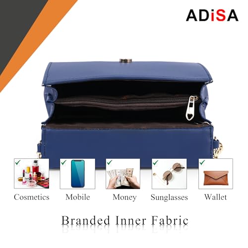 ADISA Women's Sling Bag (Blue) - Image 4