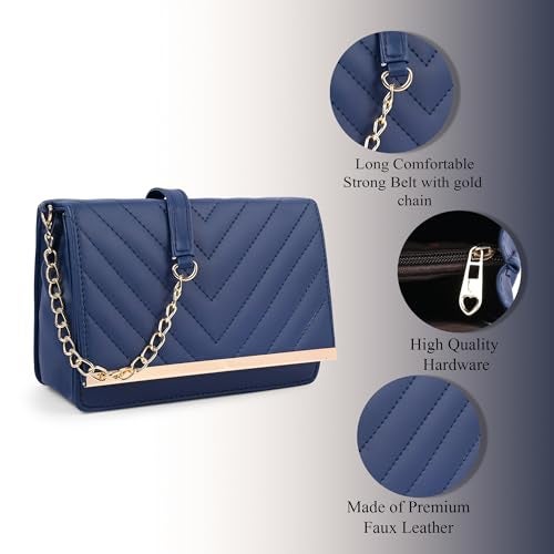 ADISA Women's Sling Bag (Blue) - Image 3