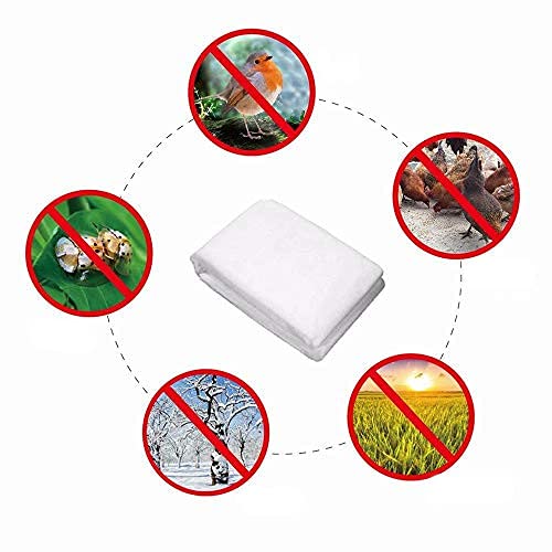 Agfabric Plant Covers Freeze Protection 72"x72"x12" 0.9oz Freeze Cloths for Plants,Plant Frost Protection Covers Drawstring Bags Shrub Jacket,White - Image 3