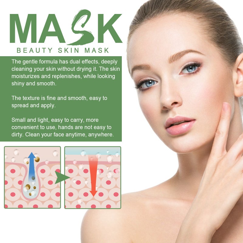 Ouhoe Green Tea Mask Stick Acne Blackhead Acne Facial Deep Cleansing Tight Pores Smear Type Mask Mud - Image 5