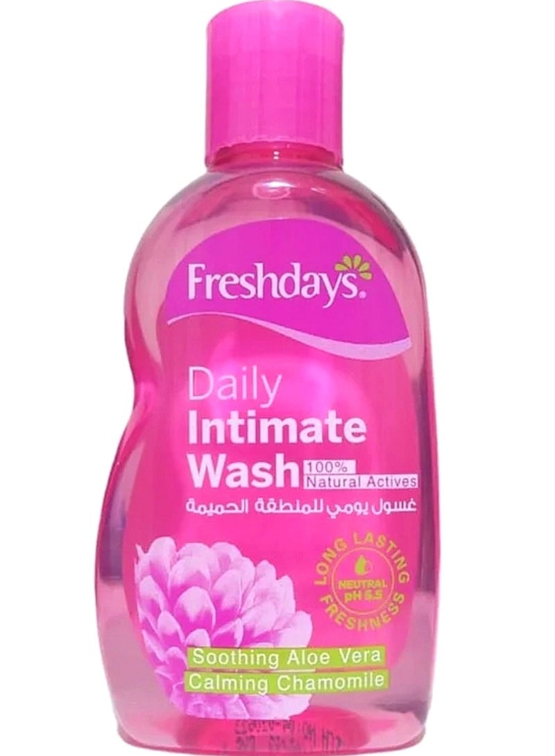 Freshdays Daily Intimate Wash With 100% Natural Actives 200 Ml - Image 1