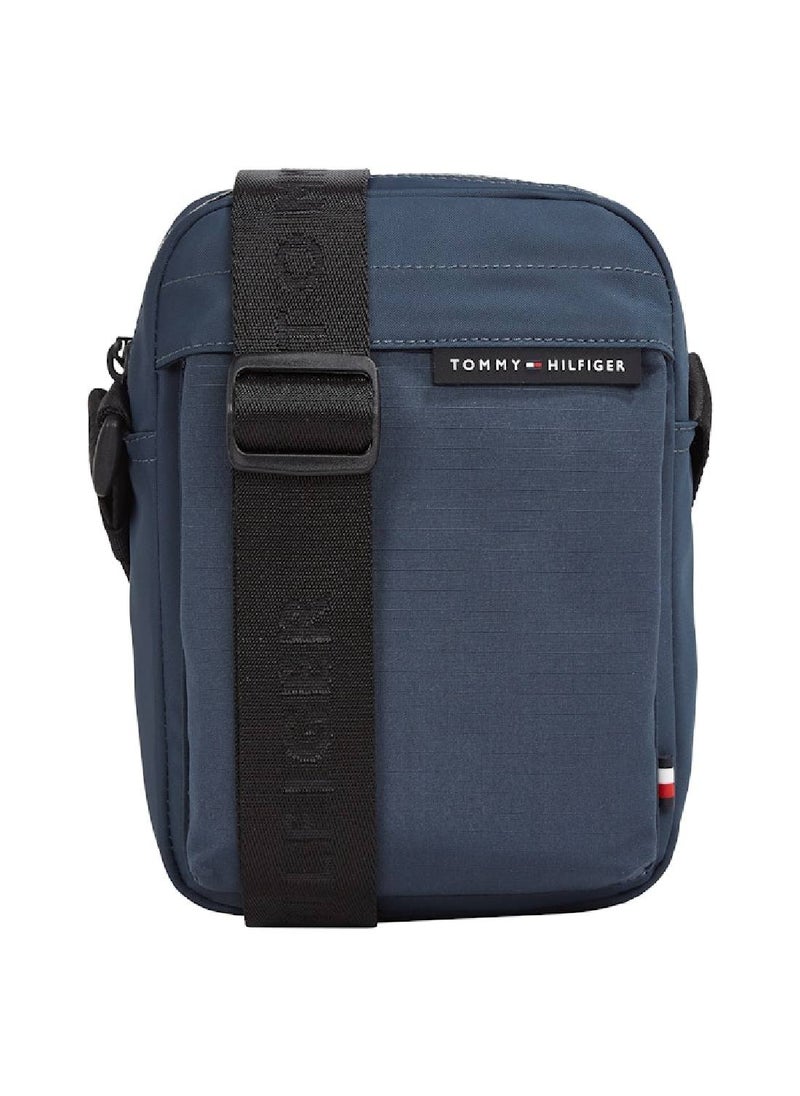 TOMMY HILFIGER Men's Element Mini Reporter Bag - Polyester Blend, Blue  - Image 1