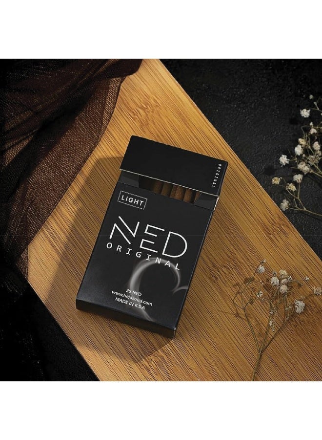 Ned Light Oud Pack with Base – Natural Vietnamese Incense Sticks – Soft & Gentle Scent – 25 Long-Lasting Sticks | 35+ Min Burn Time - Image 2