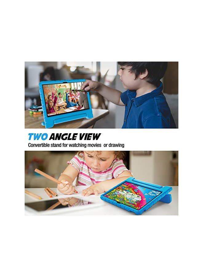 Procases Kids Case For Lenovo Tab M10 Plus 2022 3Rd Gen 10.6 Inch, Shockproof Lightweight Portable With Handle Baby Friendly Case For Tab M10 Plus 10.6" 2022 Tb-125F/128F –Blue - Image 5