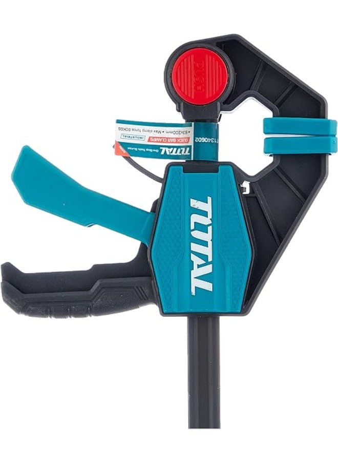 TOTAL Quick Bar Clamp 12" – Heavy-Duty One-Handed Quick Grip Clamp for Woodworking, Carpentry, and DIY Projects - Image 3