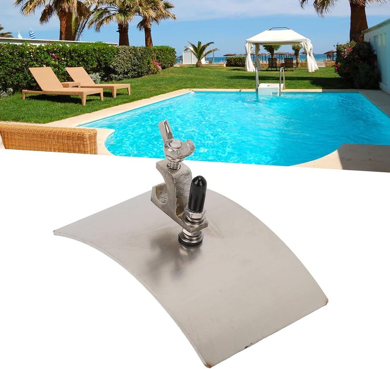 klarako 0.2in Thickness Pool Bonding Kit, Stainless Steel Bonding Plate with Screw for Skimmers Above Ground Pools in Direct Contact with Pool Water - Image 5