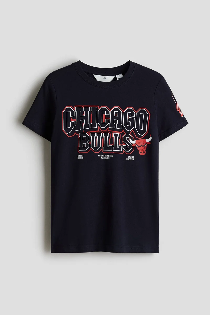 H&M Print-motif cotton T-shirt