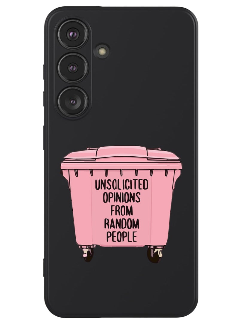 Theodor Protective Slim Fit Case Liquid Silicone Cover with Full Body Protection Anti-Scratch Shockproof Case For Samsung Galaxy S24 Plus (Black) - Opinions - Image 1