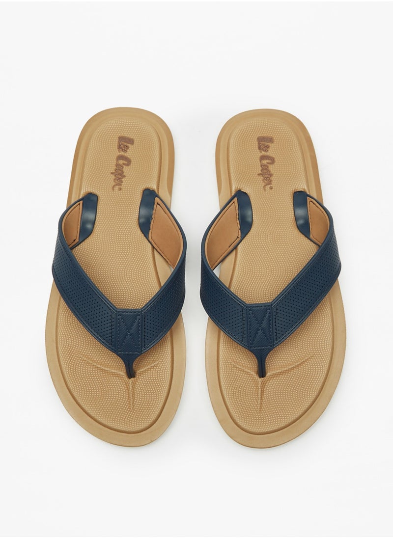 Lee Cooper Men's Perforated Texture Slip On Flip Flops  - Image 1