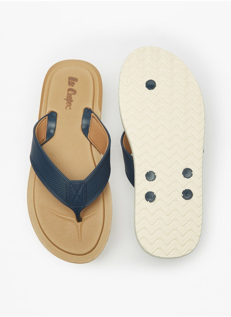 Lee Cooper Men's Perforated Texture Slip On Flip Flops  - Image 4