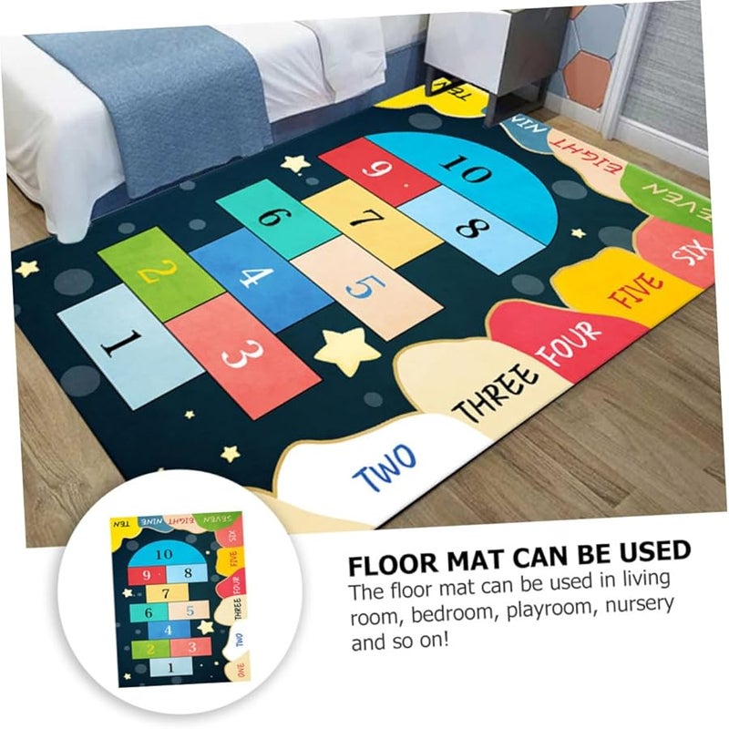 سجادة أرضية لعبة الحجلة، سجادة ناعمة لغرفة اللعب والحضانة وغرفة النوم، سجادة زخرفية - Image 5