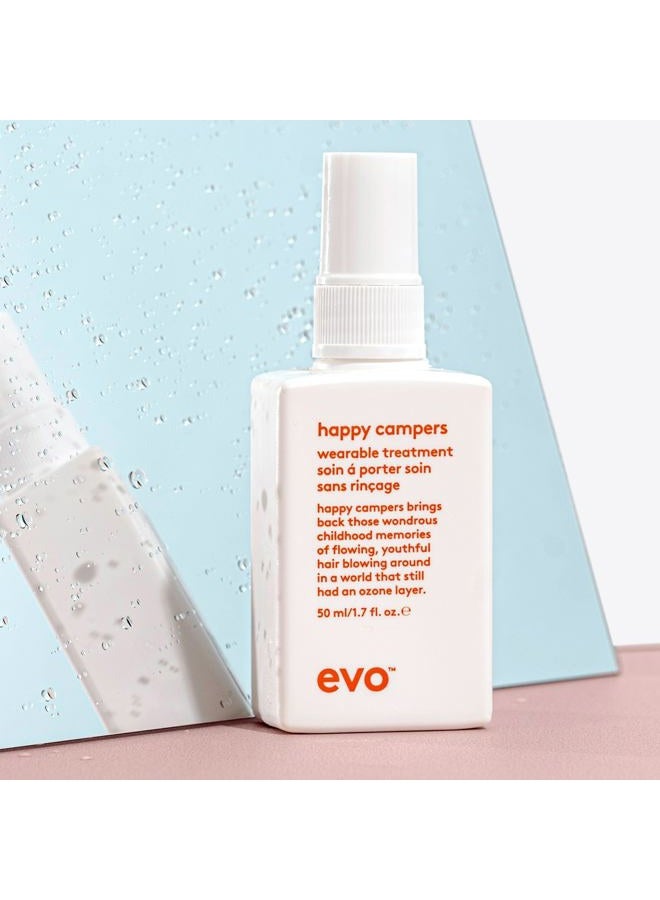 EVO Happy Campers Wearable Treatment - Daily Hair Treatment to Strengthen and Protect - Reduces Frizz and Provides UV Protection - Travel Size, 50ml / 1.7fl.oz - Image 4