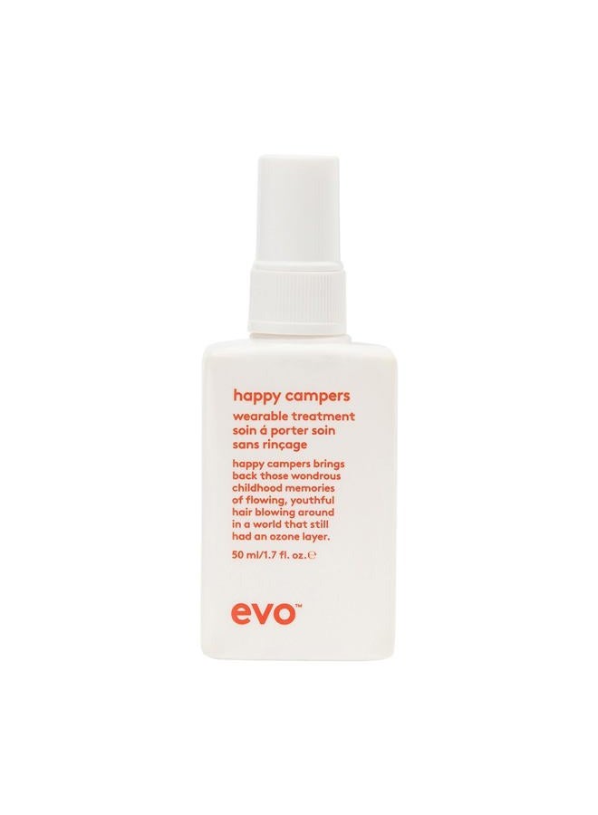 EVO Happy Campers Wearable Treatment - Daily Hair Treatment to Strengthen and Protect - Reduces Frizz and Provides UV Protection - Travel Size, 50ml / 1.7fl.oz - Image 1