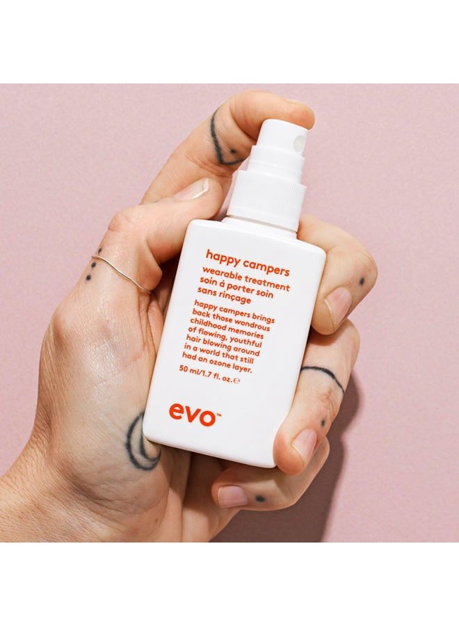 EVO Happy Campers Wearable Treatment - Daily Hair Treatment to Strengthen and Protect - Reduces Frizz and Provides UV Protection - Travel Size, 50ml / 1.7fl.oz - Image 3