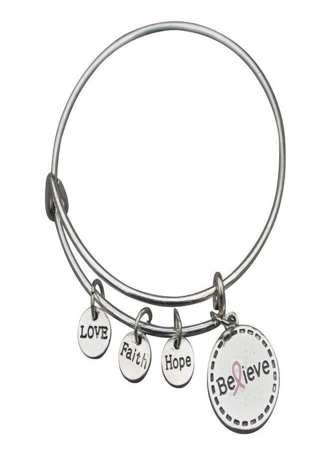 إنفينيتي كوليكشن سوار إنفينيتي كوليكشن للتوعية بسرطان الثدي، سوار الشريط الوردي، للتوعية بالسرطان، هدية للنساء، هدايا تحفيزية للنساء، الصديقة المقربة، الأخت، الأم - Image 1