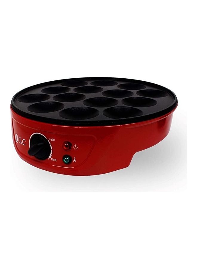 دي إل سي  ماكينة صنع البانكيك الصغير 14 قطعة 750 W DLC-38242 أحمر - Image 1