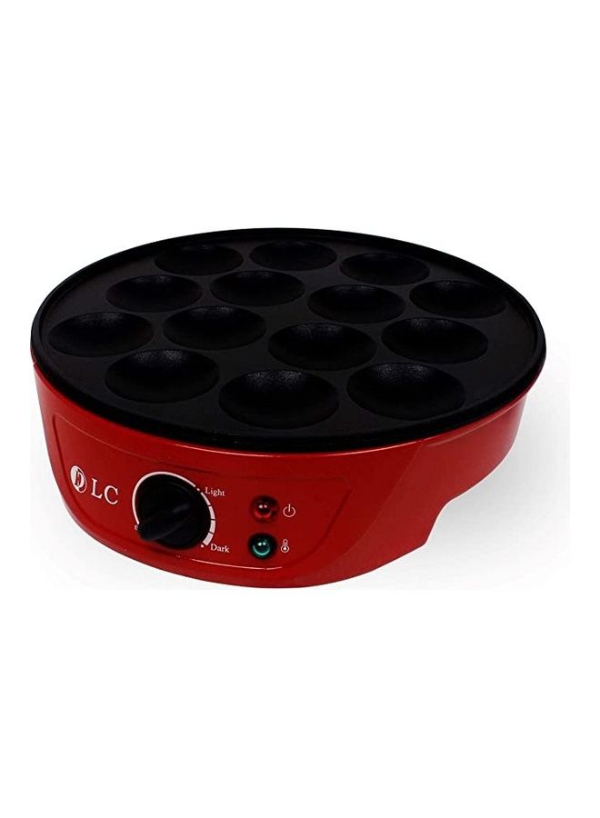 دي إل سي  ماكينة صنع البانكيك الصغير 14 قطعة 750 W DLC-38242 أحمر - Image 3