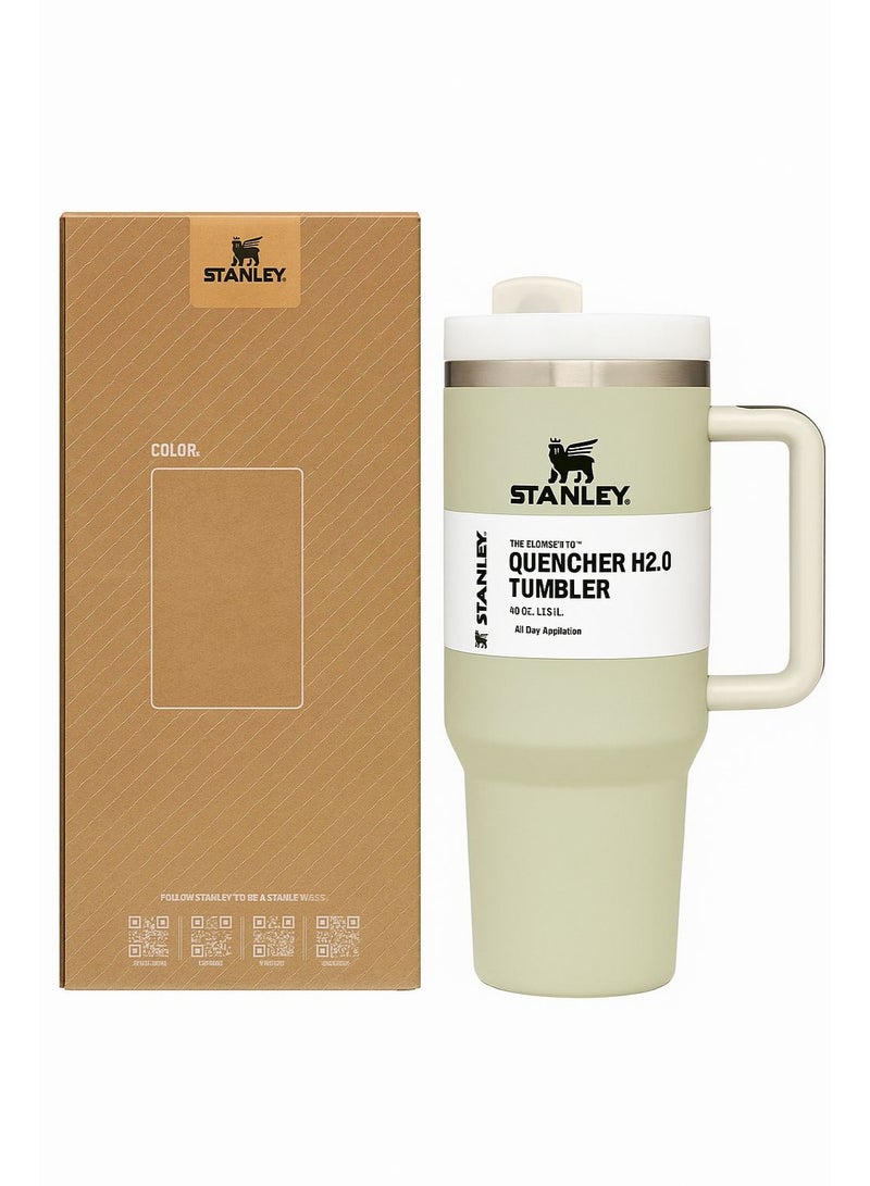 ستانلي كوب ستانلي فلوستيت™ كوينشر H2.0 سعة 40 أونصة (1.18 لتر) بمقبض - ترطيب طوال اليوم